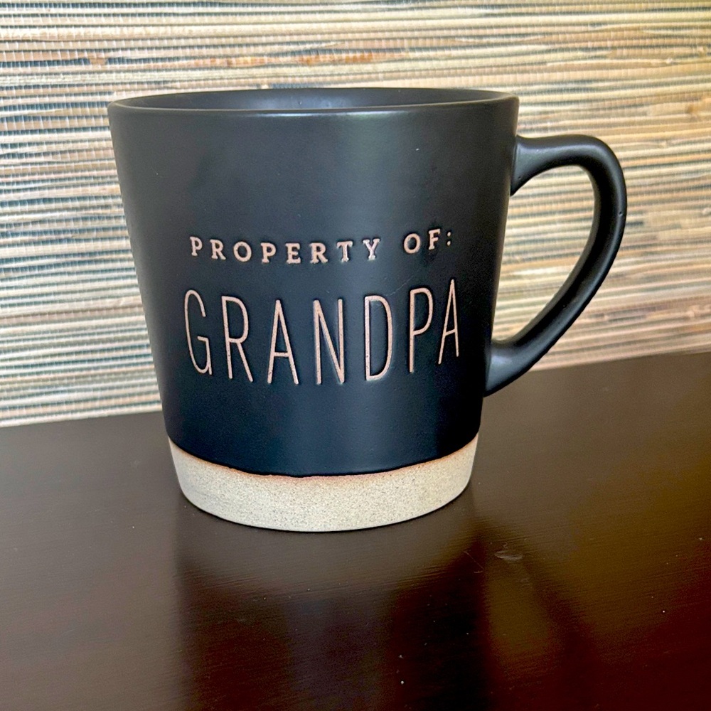 Demdaco Black and Tan Grandpa Mug
